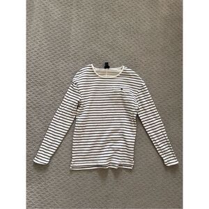 H&M Striped Lightweight Oversized Sweater XS